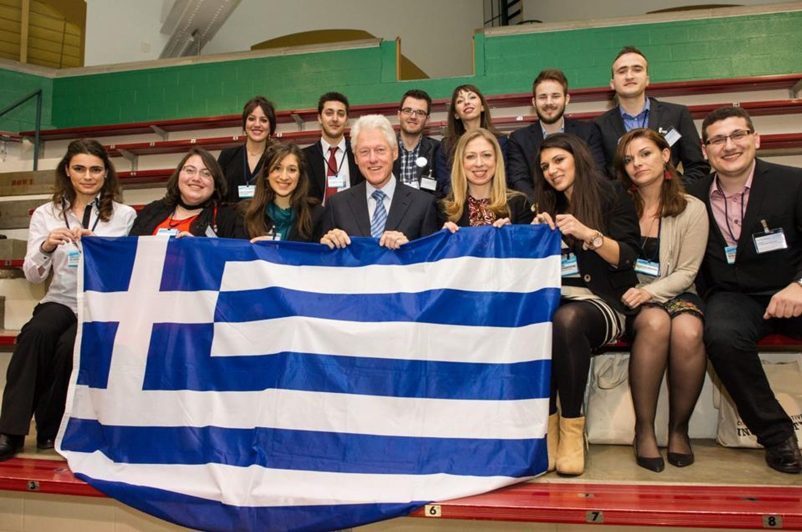 Photo with Bill Clinton